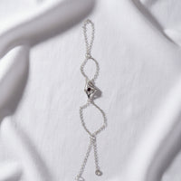 Silver Iconic Eye Full Hand Bracelet