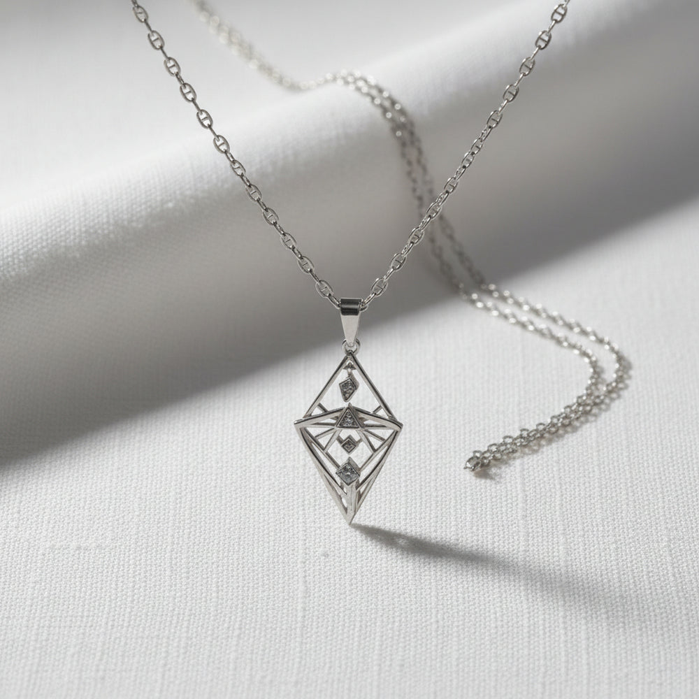 Silver Jalila's Knight Necklace