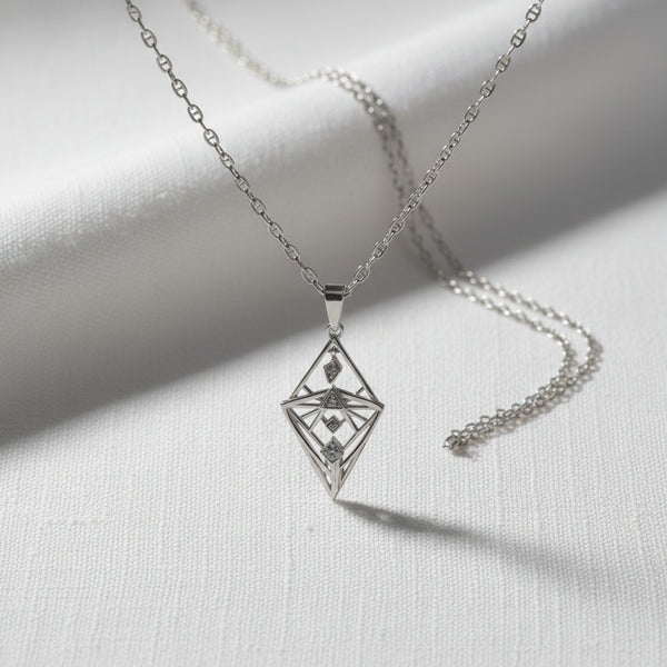 Silver Jalila's Knight Necklace