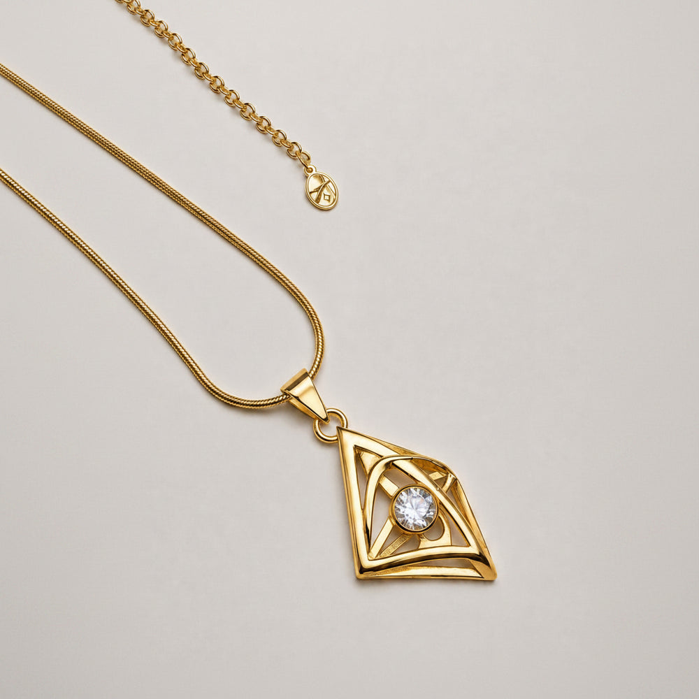 Gold Horus Eye Small Necklace