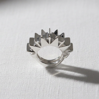 Antique Silver Crown Ring